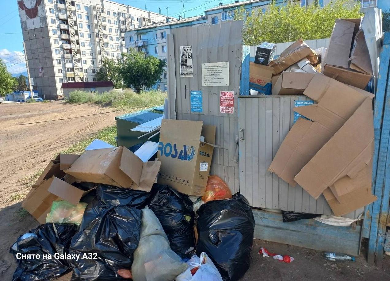 Жители Улан-Удэ жалуются на «ЭкоАльянс» за нерегулярный вывоз мусора -  новости Бурятии и Улан-Удэ