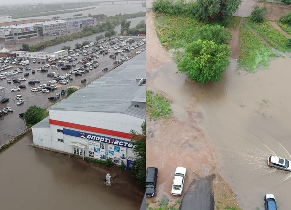 Когда включат воду улан удэ. Улан Удэ потоп. Дождь в Улан-Удэ. Дождливый Улан-Удэ. Лужа.